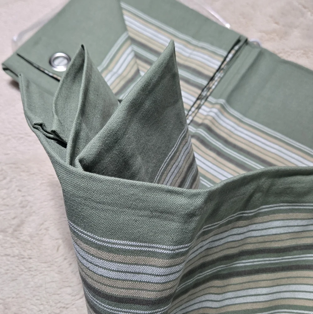 Sonoma striped shower curtain